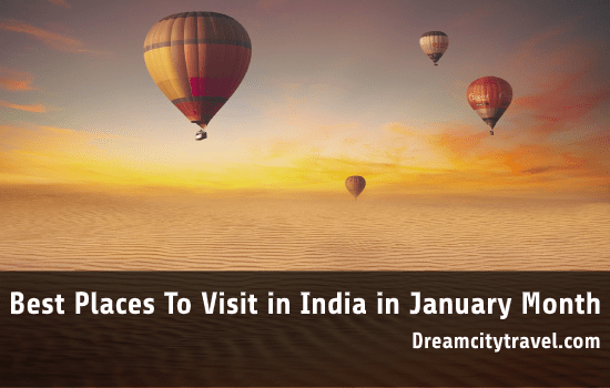 Best Places to visit in India in January month