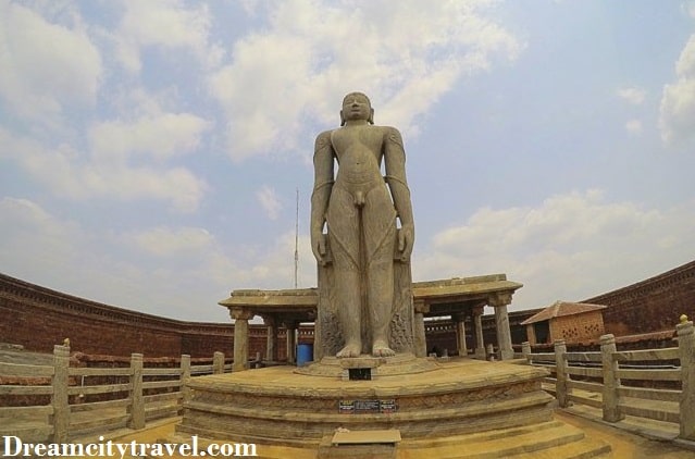 Gomateshwara statue height - 57 Feet